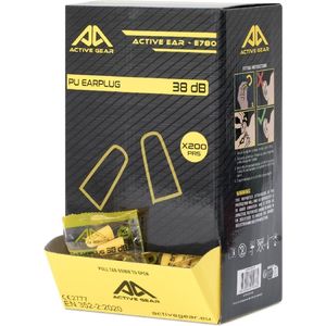 200 paar hoogste demping oordoppen | Active Gear | oordopjes slapen, oordoppen bouw, oordoppen klussen, oordopjes met hoge demping | SNR 38dB