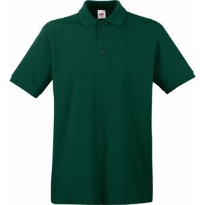 Fruit Of The Loom Premium Heren Poloshirt Met Korte Mouwen (Forest Groen)
