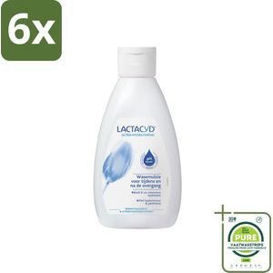 Lactacyd – Ultra Hydraterend – Voor tijdens en na de overgang – 200 ml - Voordeelverpakking - 6 stuks - Overgang - Hydraatatie