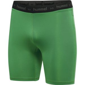 Hummel - First Performance - Shorts - Groen - Jersey Stof - Muntzakje