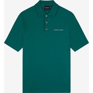 Embroidered Polo T-Shirt- Groen - M