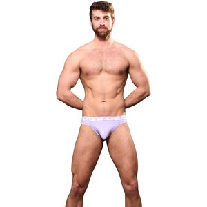Andrew Christian ALMOST NAKED® BRIEF JOCK Lavender - MAAT M - Heren Ondergoed - Jockstrap voor Man - Mannen Jock