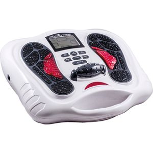 BioEnergiser Circulation Maxx Ultra Leg Revitaliser Bloedcirculatieapparaat - Voetmassage Spiersimulatie - Verbeter de bloedsomloop in benen en voeten - Ems/Tens apparaat leg trainer, spierstimulatie, incl. gel pads voor massage schouders en rug