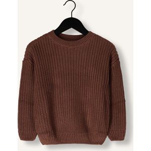 Your Wishes Knit Montana Truien & Vesten Kids - Sweater - Hoodie - Vest- Bruin - Maat 74/80