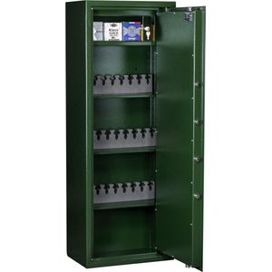 MustangSafes Pistool en Munitiekluis MSP-8 | met Dubbelbaard Sleutelslot - 150 x 55 x 35 cm