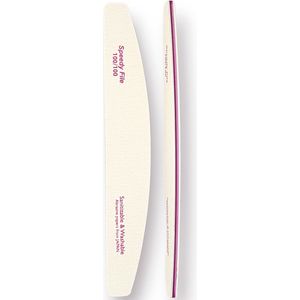 Nagelvijl Professioneel 5 stuks - Speedy - Nail file white/pink 100/100 - Sanitizable & Washable - Metis