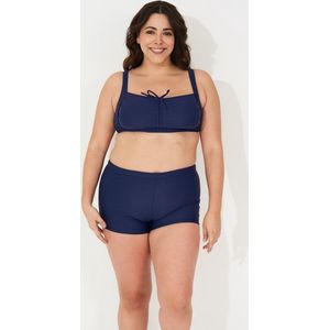 Bikini set- Plus size 2-delige bikini badpak- tankini dames volwassenen- Zwemkleding strandkleding VY8803- Navy- Maat 60