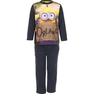 Minions - 2-delige Pyjama-set - Model "Orland" - Grijs / Multi-kleur - 98 cm - 3 jaar