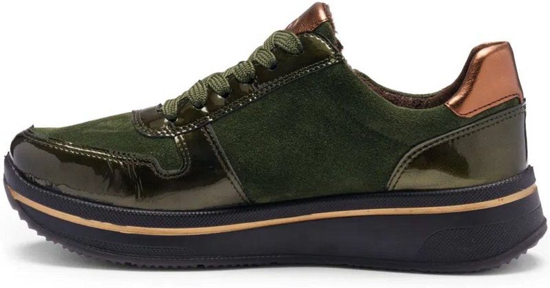 ara Dames Sapporo 3.0 sneakers, Forest, Fango, Mokka, 36 EU breed, Forest Fango Mocca, 36 EU Breed