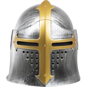 FUNIDELIA Middeleeuwse helm voor vrouwen en mannen - Gouden
