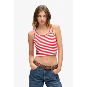 Superdry - Vintage - Tanktop - Geribd - Biologisch Katoen - Vrouwen