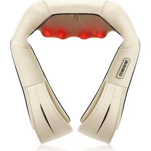 Massagekussen - Massage Apparaat met Infrarood Warmte - Rugsluiting voor Handsfree Gebruik - Elektrisch Nekmassage Apparaat voor Nek/Schouder/Rug/Voeten - Shiatsu Massage Apparaten