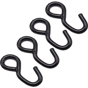 Ratchet Haak Heavy Duty Klauwhaken Vervanging voor Rachet Tie Down Straps - 4 Pack