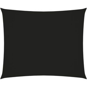vidaXL - Zonnescherm - rechthoekig - 3,5x4,5 - m - oxford - stof - zwart