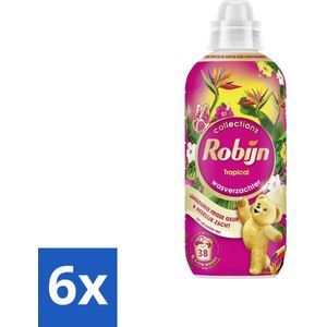 Robijn – Wasverzachter – Tropical – 765 ml - Voordeelverpakking - 6 stuks