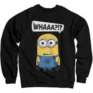 Minions Sweater/trui -S- Whaaa?!? Zwart