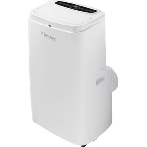 Bestron mobiele airco, airconditioning voor ruimtes tot 45m², koelvermogen 3,5 kW, met met CFC vrije koelmiddel, 12.000 BTU/h, kleur: wit