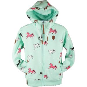 Fleece Gevoerd Kindersweatjack met Capuchon voor Jongens en Meisjes