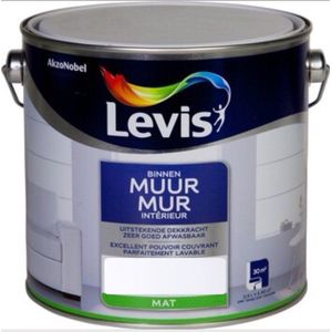 Levis muur binnen mat - RAL 1011 2.5L
