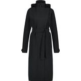 AGU Trench Coat Long Regenjas Urban Outdoor Dames - Zwart - XL