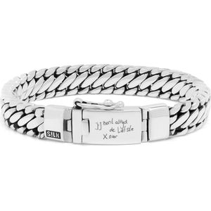 SILK Jewellery - Zilveren Armband - Bold - 695.22 - Maat 22,0