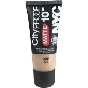 NYC Natural Matte Foundation No 002 Sand (30ml)