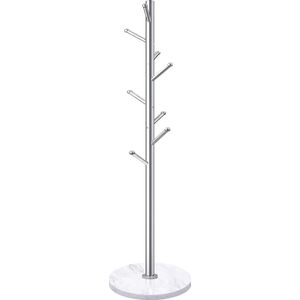 Sens Design Kapstok staand – RVS – Zilver – 178 cm – 8 haken