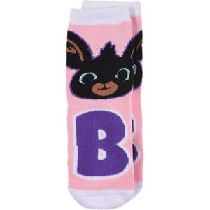 Bing Bunny - Bing Bunny anti slip Sokken - meisjes - roze - Maat 23/26