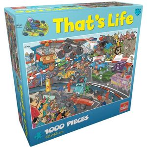 71425 Goliath Puzzel That's Life Car Race 1000 Stukjes