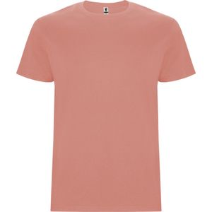2 Pack T-shirt's unisex met korte mouwen 'Stafford' Clay Orange - XXL