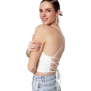 Trendyol Gele Bustier Met Bandjes Tprss21Bs0009