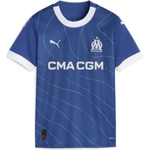 Puma - Olympique Marseille 23/24 - T-shirt - Blauw/Wit - DryCELL, 100% Gerecycled Materiaal