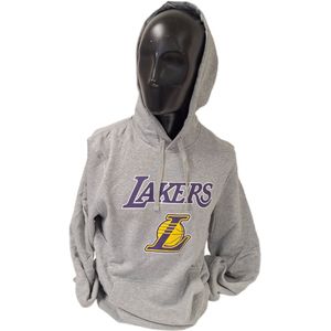 LA.LAKERS - NEW ERA- HOODY- TEAM LOGO- GREY - XL