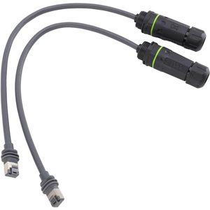Kabeladapter Gen 3 V3 2 Stuks 1200 Mbps IP68 Waterbestendige Satellietkabel Verlengconnector RJ45 Ethernet Vervangende Internetkabel Accessoires
