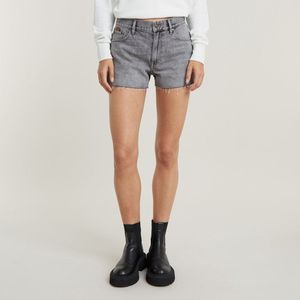 True Short Raw Edge Wmn, grijs (Faded Grey Neblina D24376-d537-g324), 23W