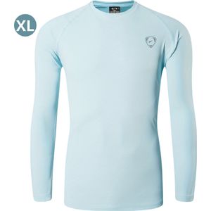 Nivard Rash Guard - Surf Shirt - Zwemkleding - UV Beschermende Kleding - Voor Zwemmen - Surfen - Duiken - Lichtblauw - Maat XL