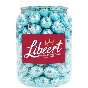 Libeert paaseitjes melkchocolade met chocomousse - chocolade voor Pasen - in herbruikbare bokaal - 1000g