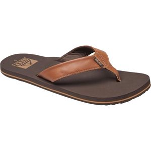 Reef - Twinpin - Slipper - Bruin - Vegan Leer, Triple Density EVA, Rubberen Zool, Jersey Voering