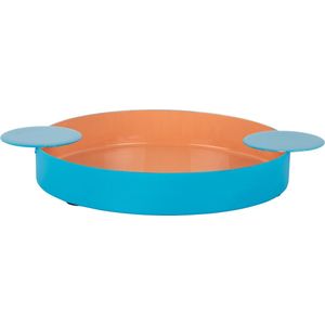 Present Time - Double Funky - Dienblad - Oranje - Metaal - Medium