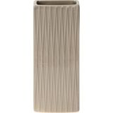 Waterverdamper radiator - beige - met relief - kunststeen - 18 cm - luchtbevochtiger