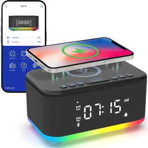 Swiftvein Rise - Digitale Wekkerradio - Alarm Klok - Klokradio voor Slaapkamer