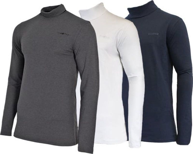 Campri - Skipully - Charcoal-marl - Wintersportpully - 3-Pack