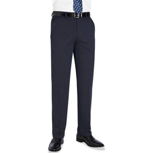 Brook Taverner Phoenix trousers BT8755 - Navy Pin Dot - 36 EU (28 UK)