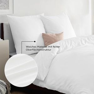 Bedding Duvet Cover Set - Soft Microfiber Duvet Cover 220 x 240 cm with 80 x 80 cm Pillowcase