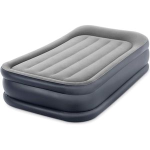 Pillow Rest Deluxe eenpersoons luchtbed met ingebouwde pomp - Intex 64132ND