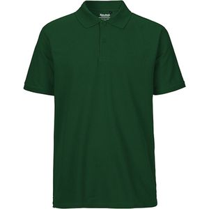 Men's Classic Polo met korte mouwen Bottle Green - XL