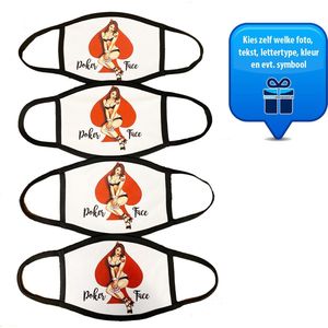 Niet-medisch mondmasker met eigen foto en/of tekst