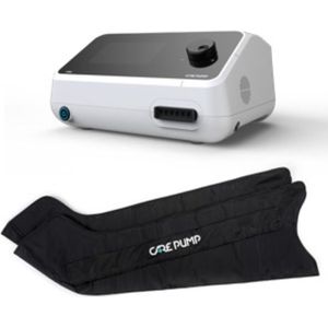 CarePump Lite6 beenmassage apparaat voor lymfedrainage, bloedcirculatie, huidverbetering, helpt bij cellulitis en voor ontspanning - premium 6-kamer apparaat met beenmanchetten - compressie massage apparaat - pressotherapie