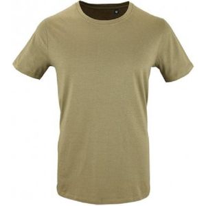 SOLS Heren Milo Organic T-Shirt (Khaki)