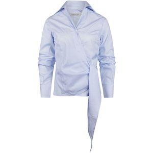 Steppin' Out Wikkel Blouse Julia Streep Lichtblauw - Maat XS - Heren